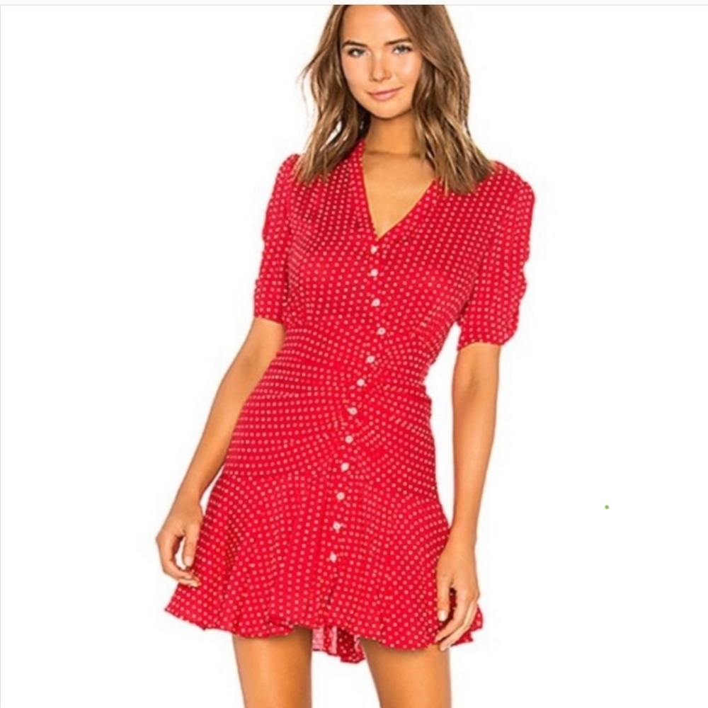 Free People Polkadot Mini Dress